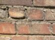Damaged bricks on a chimney in Delaware County, PA.